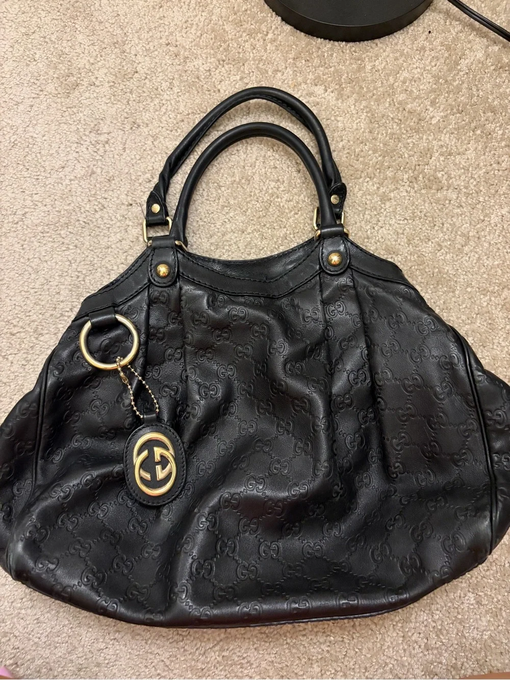 Gucci Guccissima Large Sukey Tote
